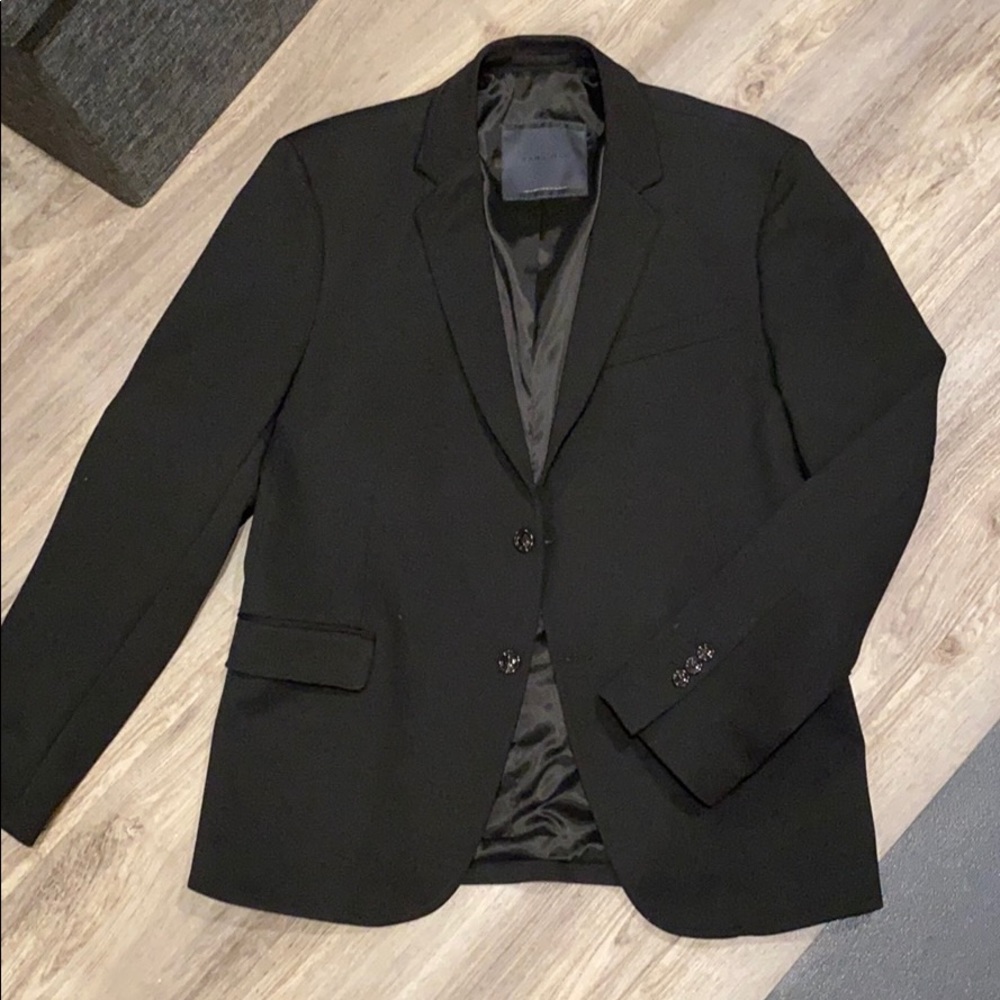 Zara Man Black Men’s Sports Coat/Blazer Size 44